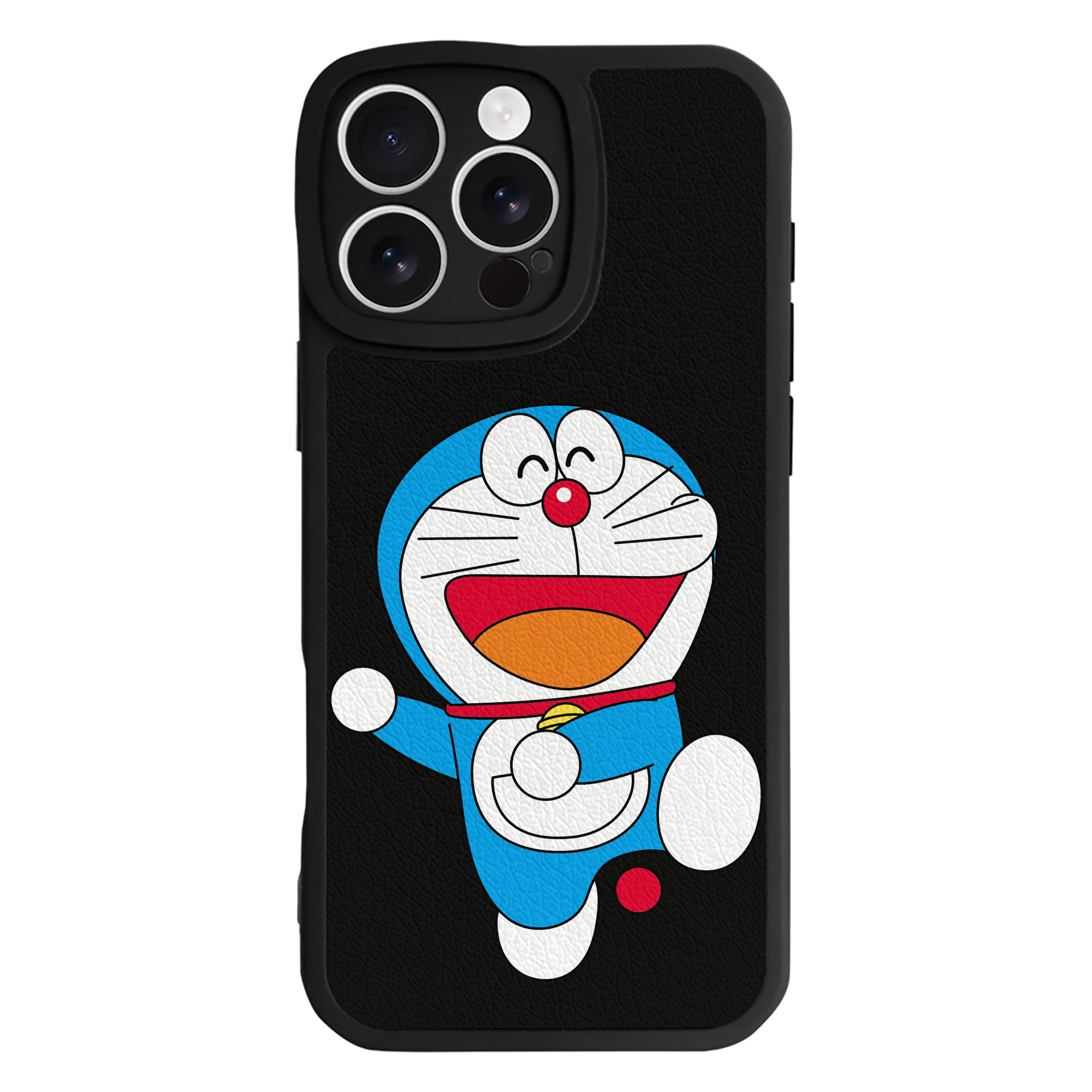 （画像用） ドラえもん Doraemon 【iPhone 16シリーズ対応】シリコンスマホケース（レザー調） 材質：シリコン